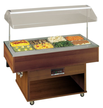 Delizie 23202003 (24) K Bain Marie Buffet mit beheizter Wanne